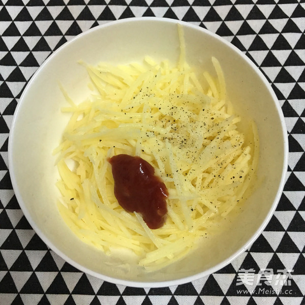 土豆丝培根披萨