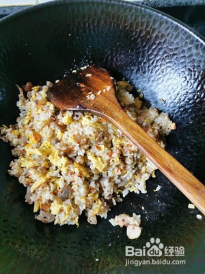 烧烤炒饭的做法