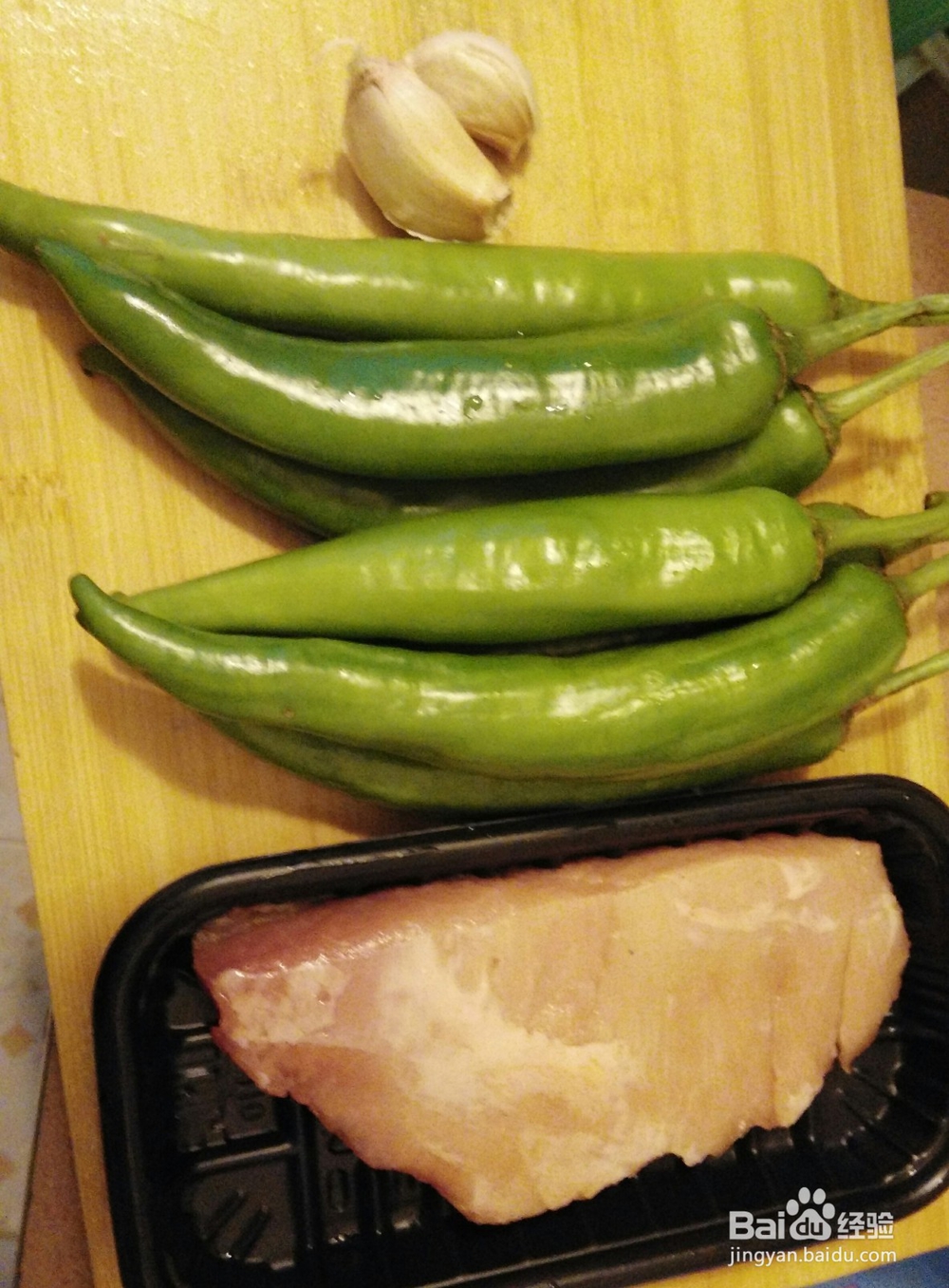 简单的青椒炒肉片