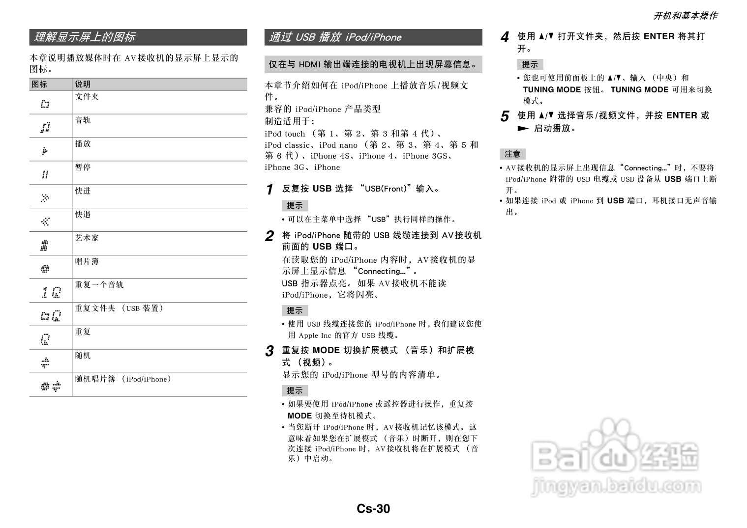 安桥TX-NR3010网络影音功放说明书