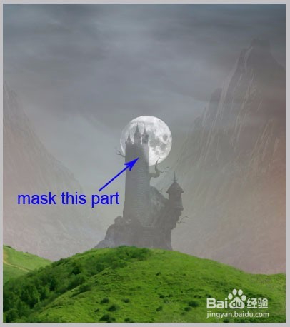使用Photoshop制作中世纪恐怖城堡图
