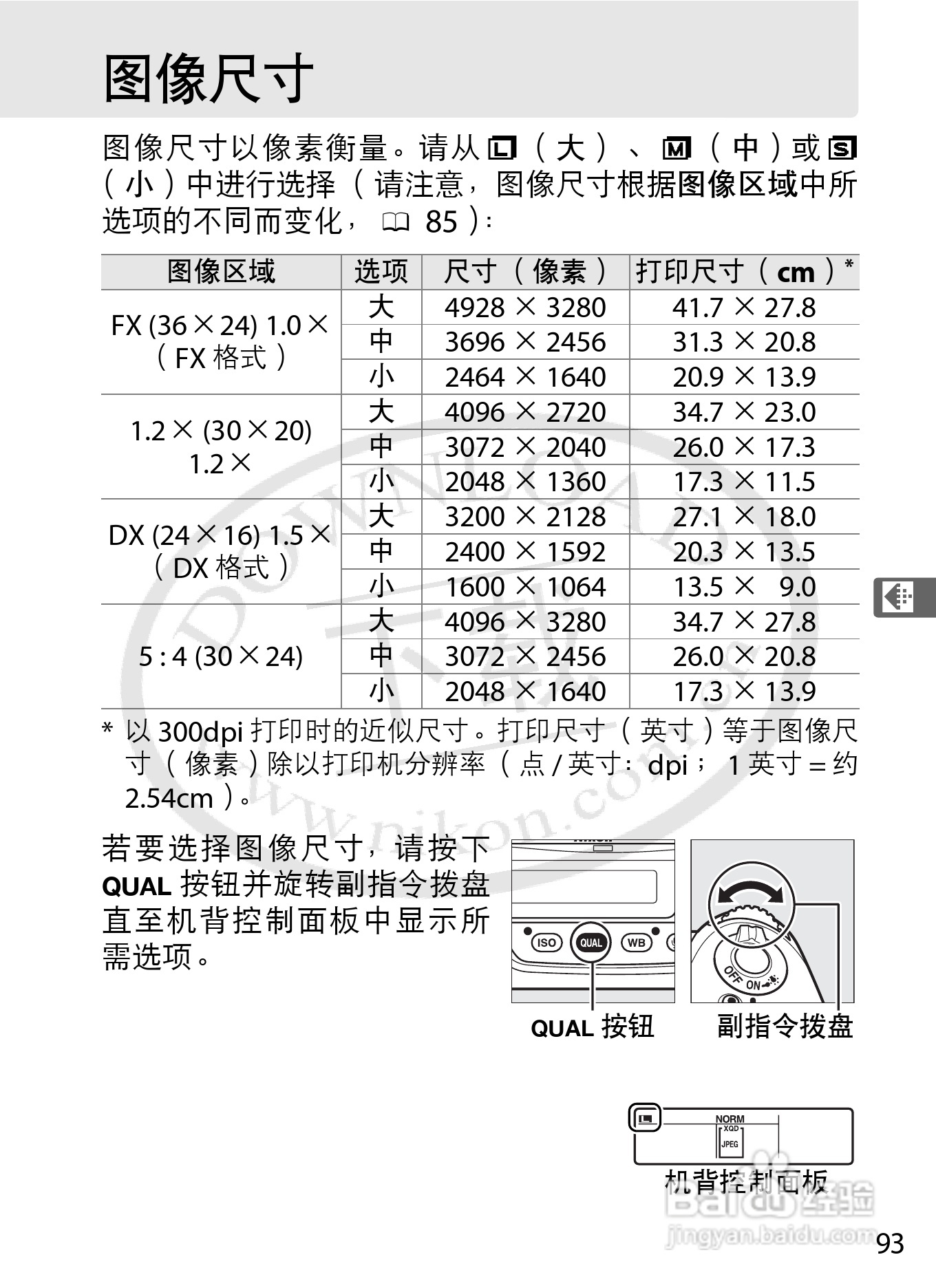 尼康D4数码相机使用说明书:[13]