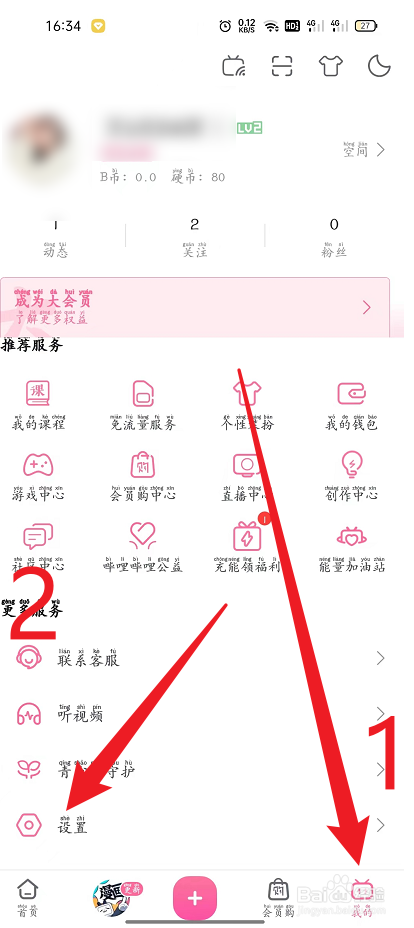 手机哔哩哔哩怎么打开修仙模式