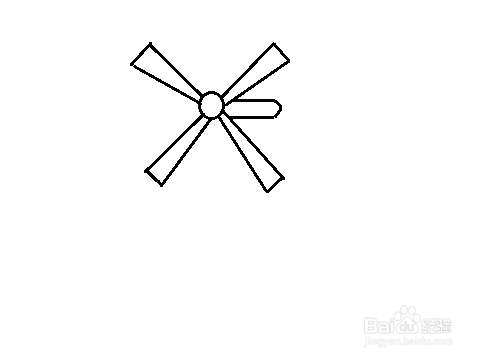 如何画风车的简笔画