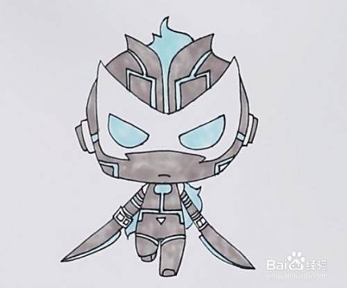 伽罗的简笔画怎么画