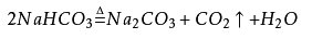 碳酸氢钠分解的化学反应方程式是什么