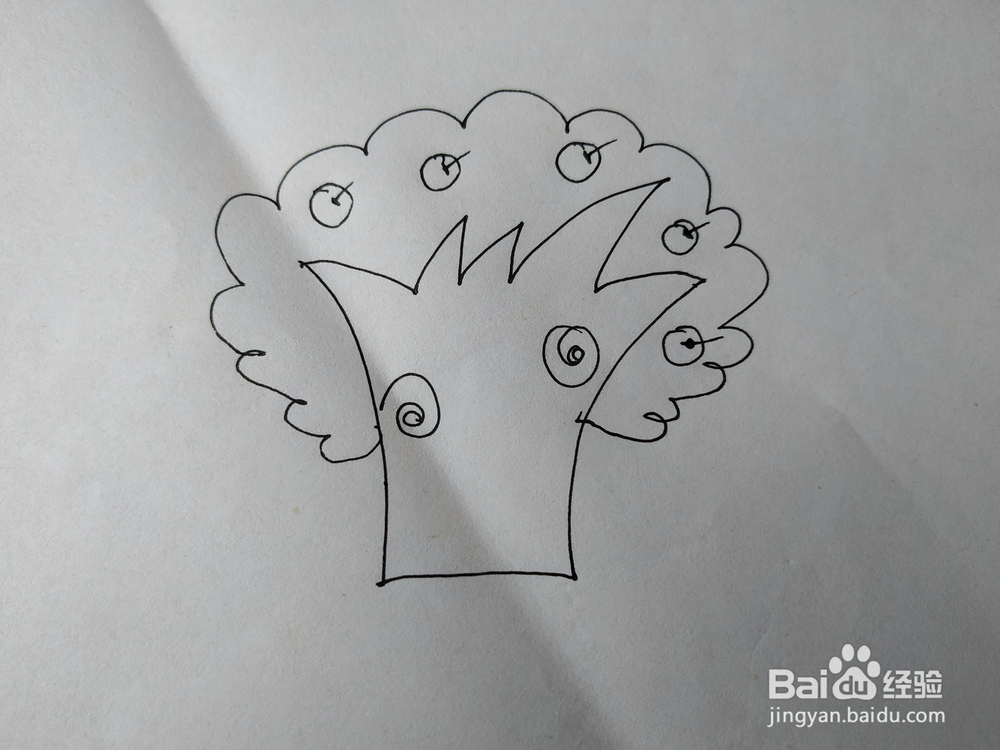 苹果树简笔画怎么画呢？