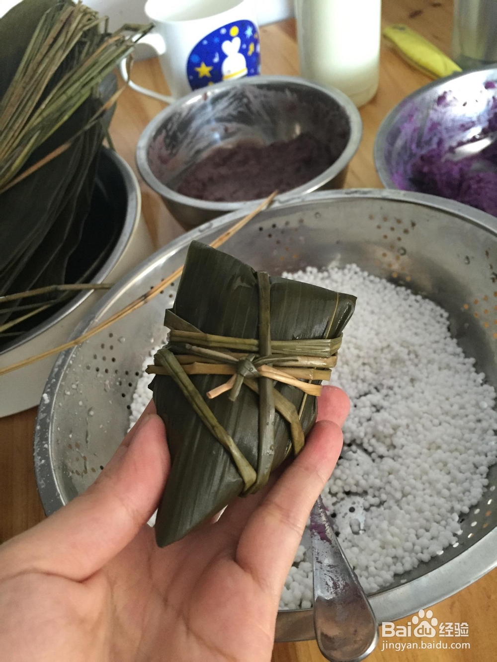 适合懒人做的水晶粽子西米粽子