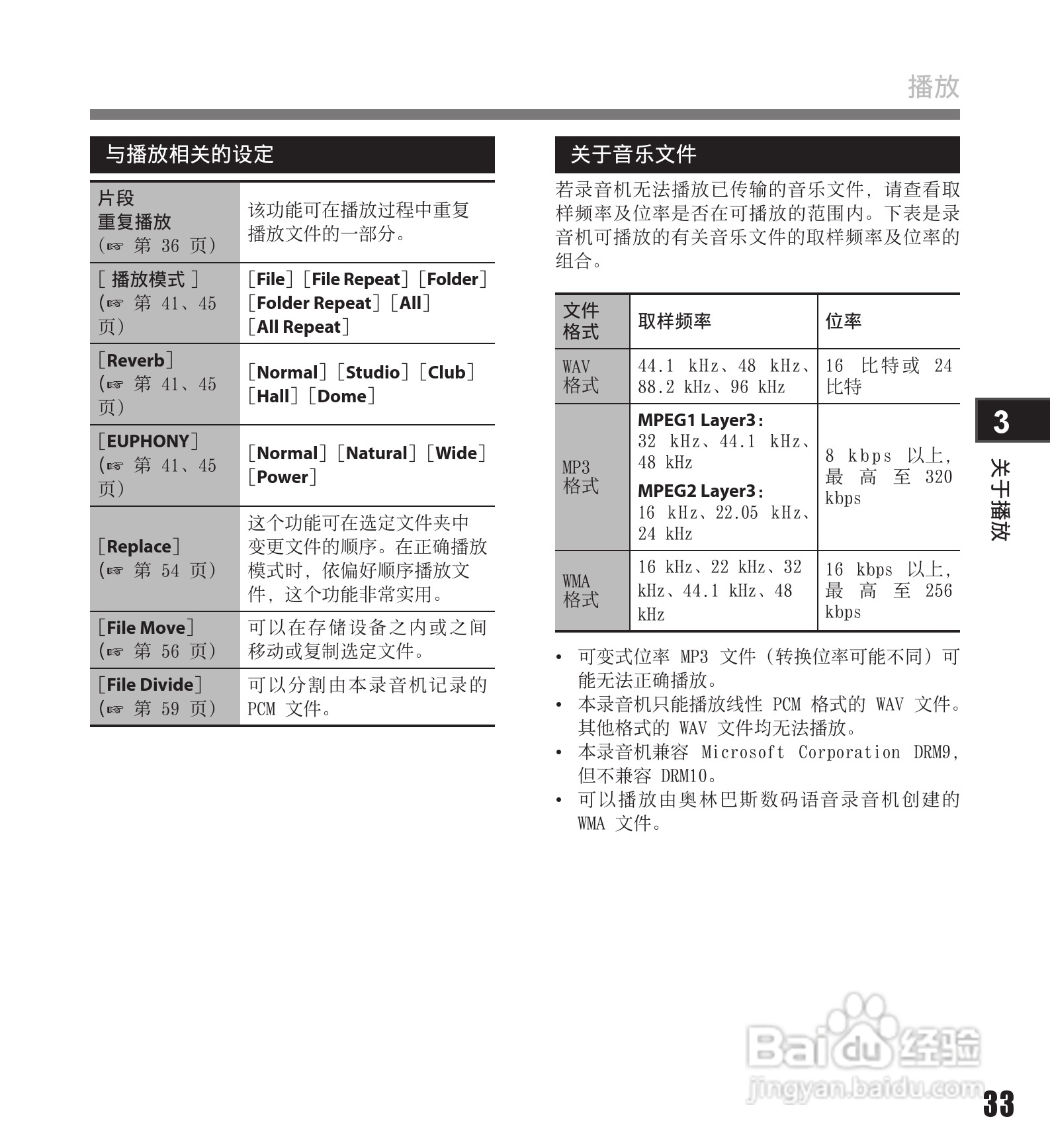 奥林巴斯录音笔LS-11型使用说明书:[4]