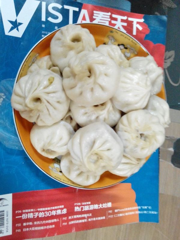 香菇白菜猪肉包