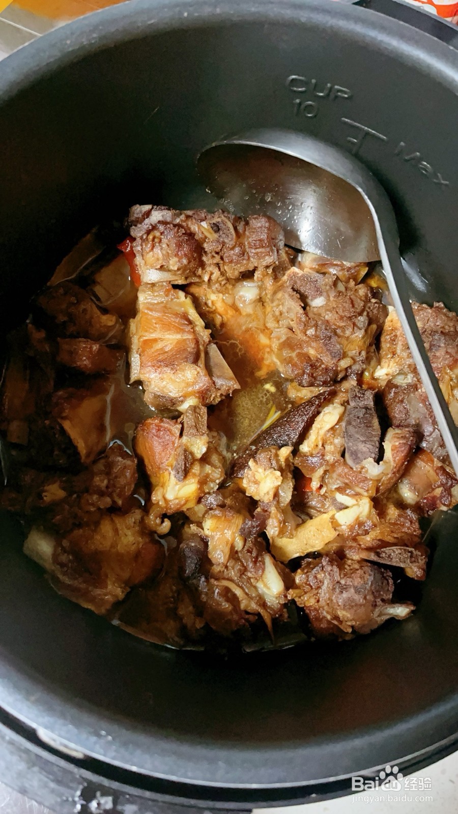 脊骨干豆角焖面的做法