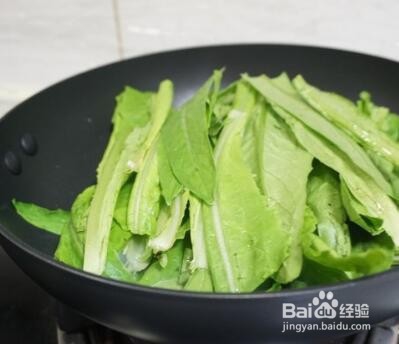 豆豉鲮鱼油麦菜的正宗做法