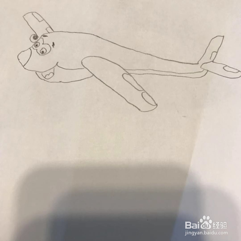 飞机怎么画呢