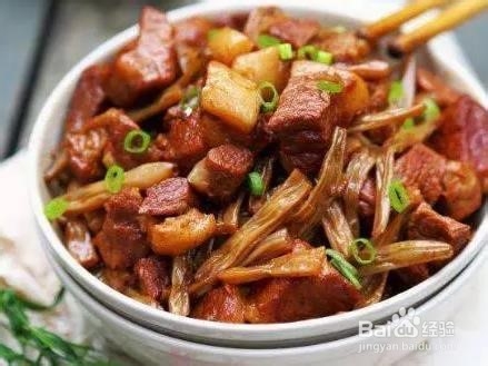 怎么做干豆角红烧肉