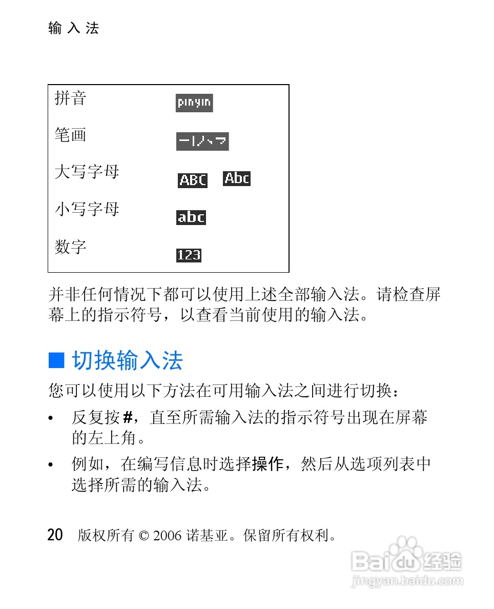 诺基亚2626手机使用说明书:[3]