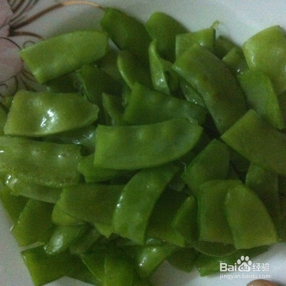 两个人的小日子：[19]腊肉炒荷兰豆