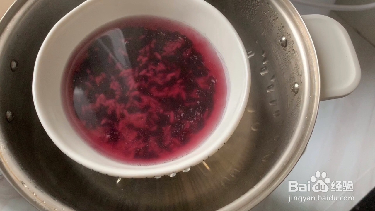 黄瓜炒肉&黑米饭的做法