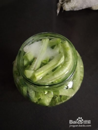 如何用清水制作酸豆角
