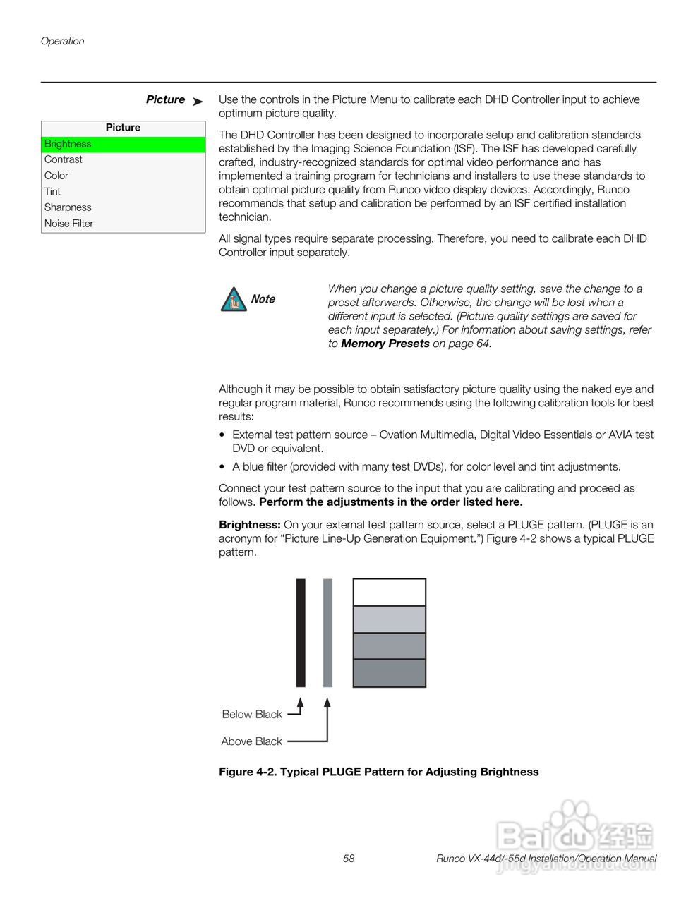 Runco VX-55d投影机使用说明书:[8]