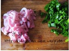自己做泡菜---酸豆角炒肉丝