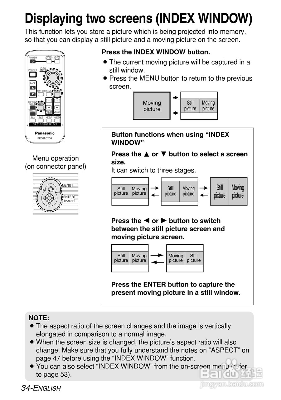 松下PT-LB55NTE投影机使用说明书:[4]