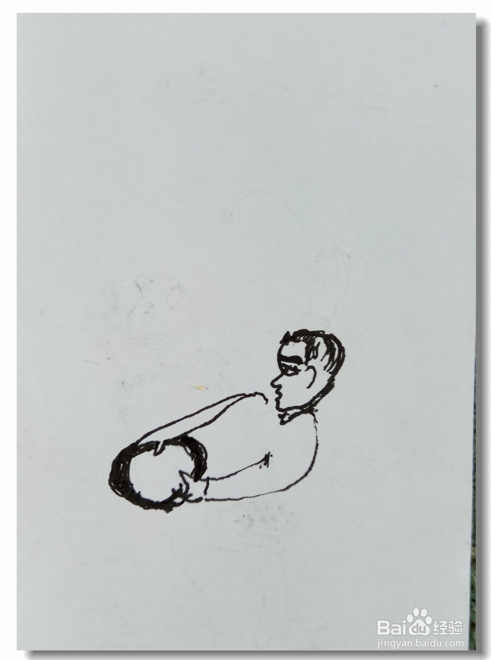 怎样画钢笔画“开车”？