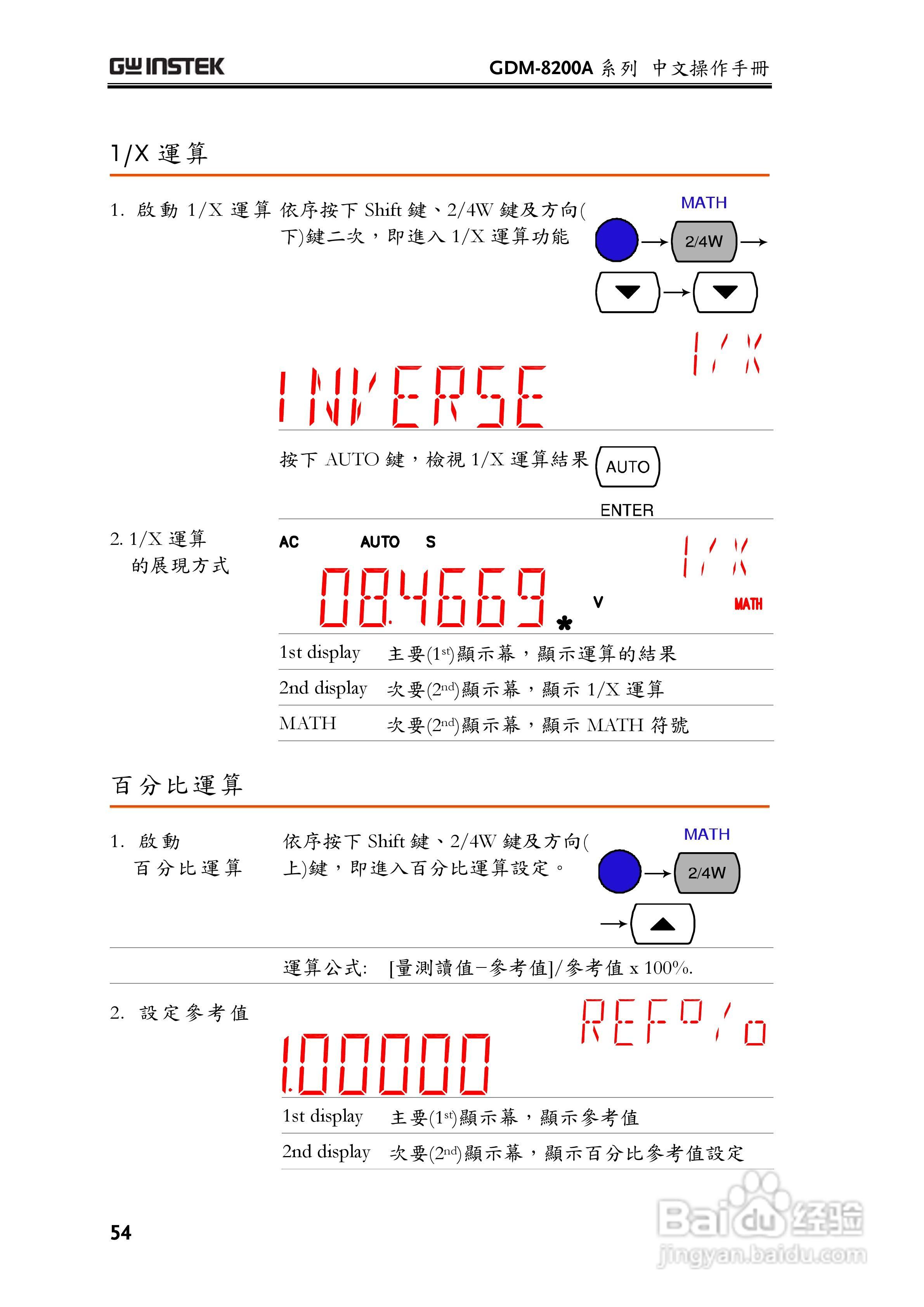 固纬GDM-8255A数字万用表使用说明书:[6]