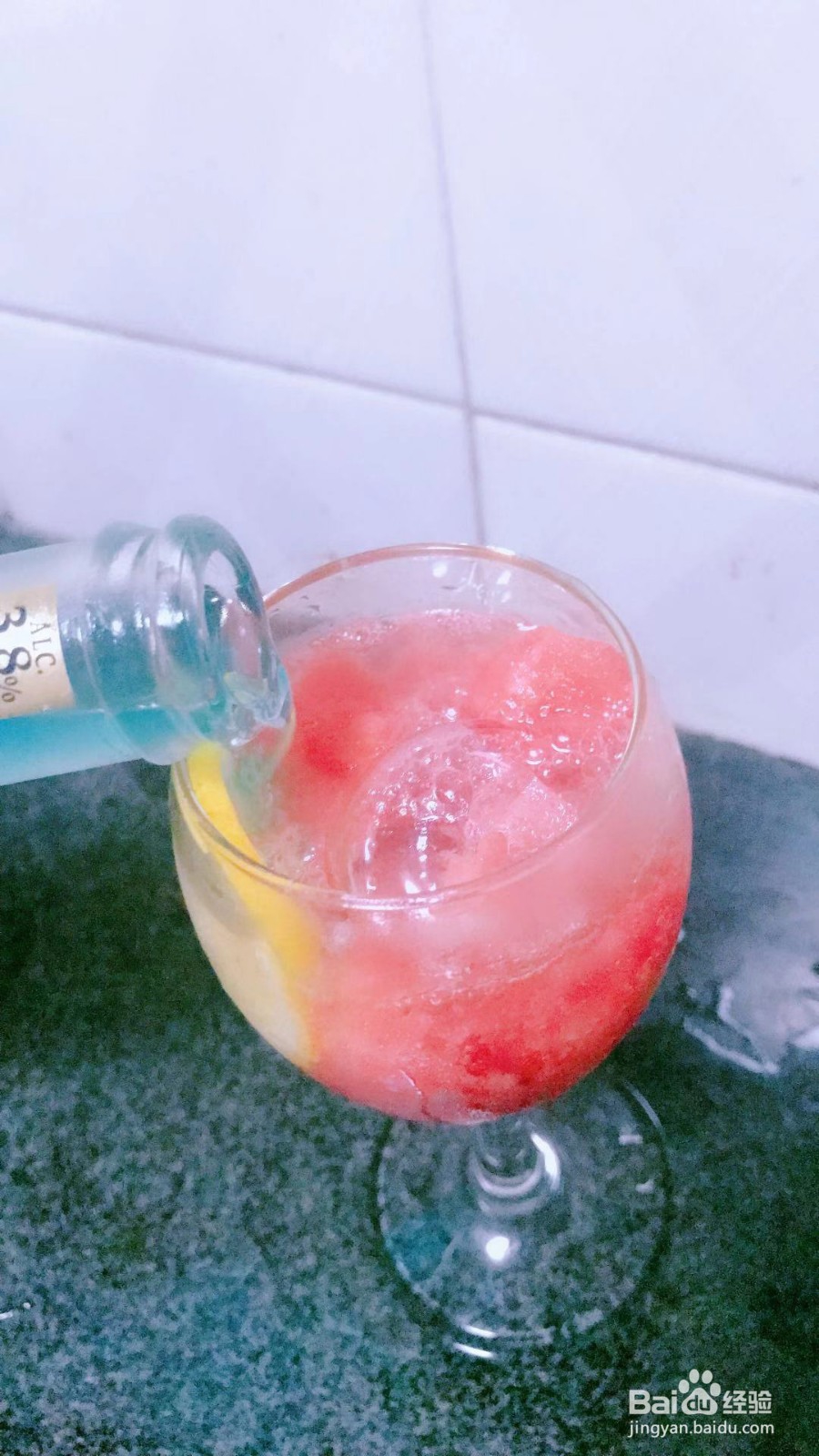 自制水果鸡尾酒