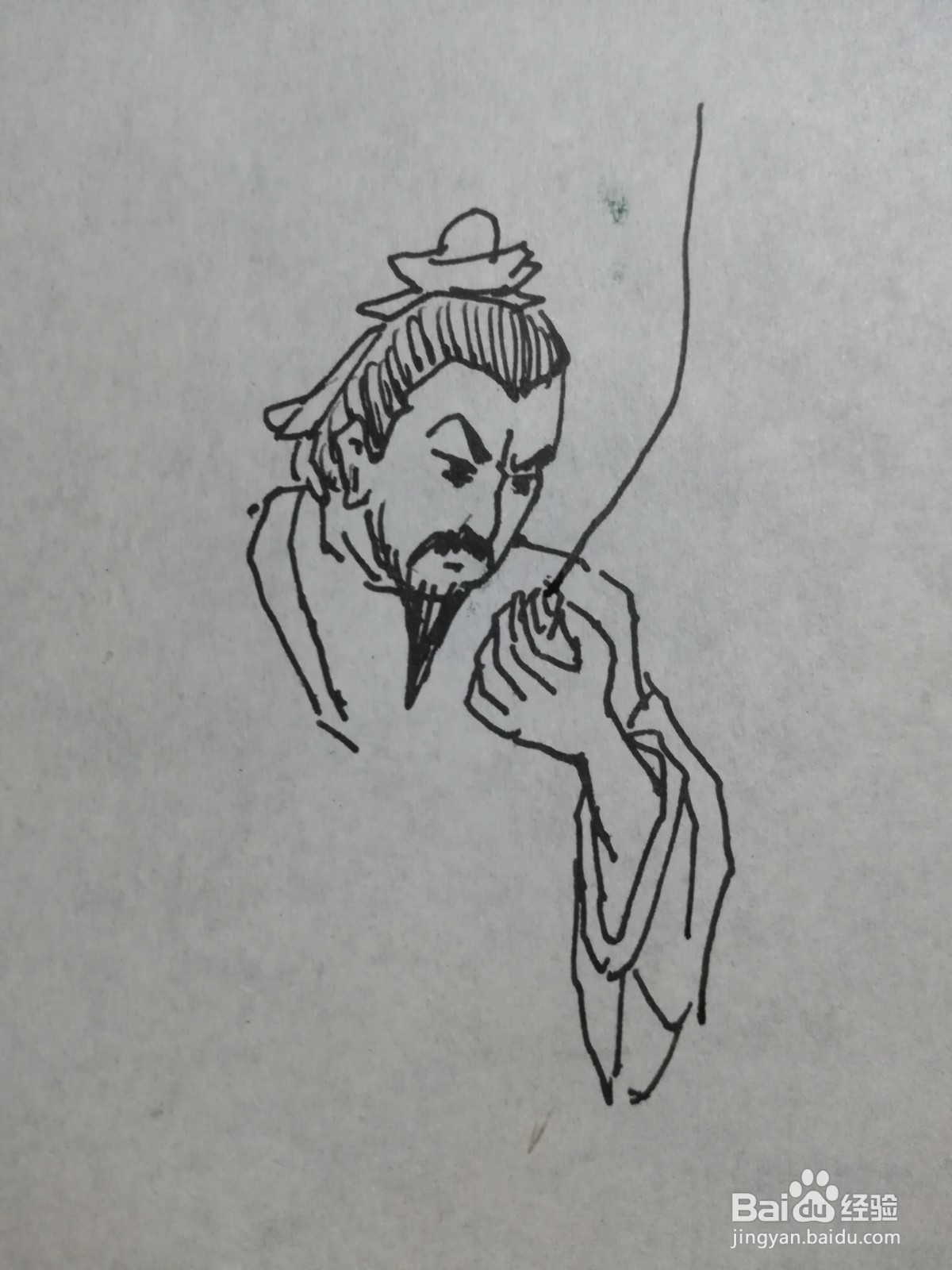 卧薪尝胆简笔画