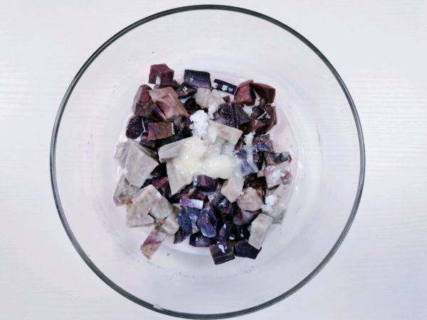 紫薯芋泥仙豆糕