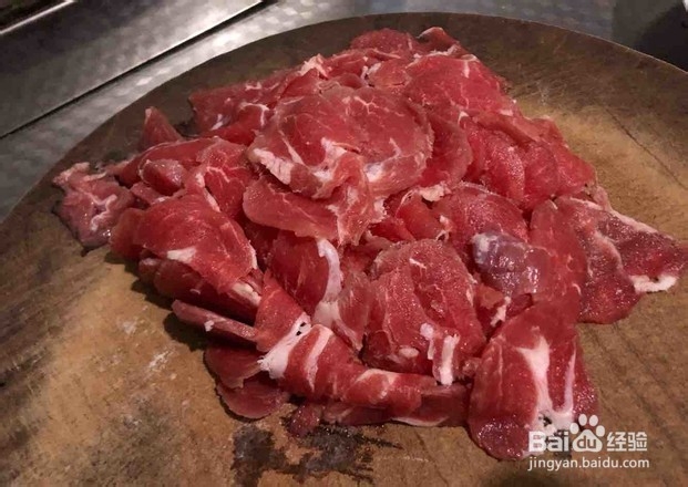 葱爆羊肉的步骤