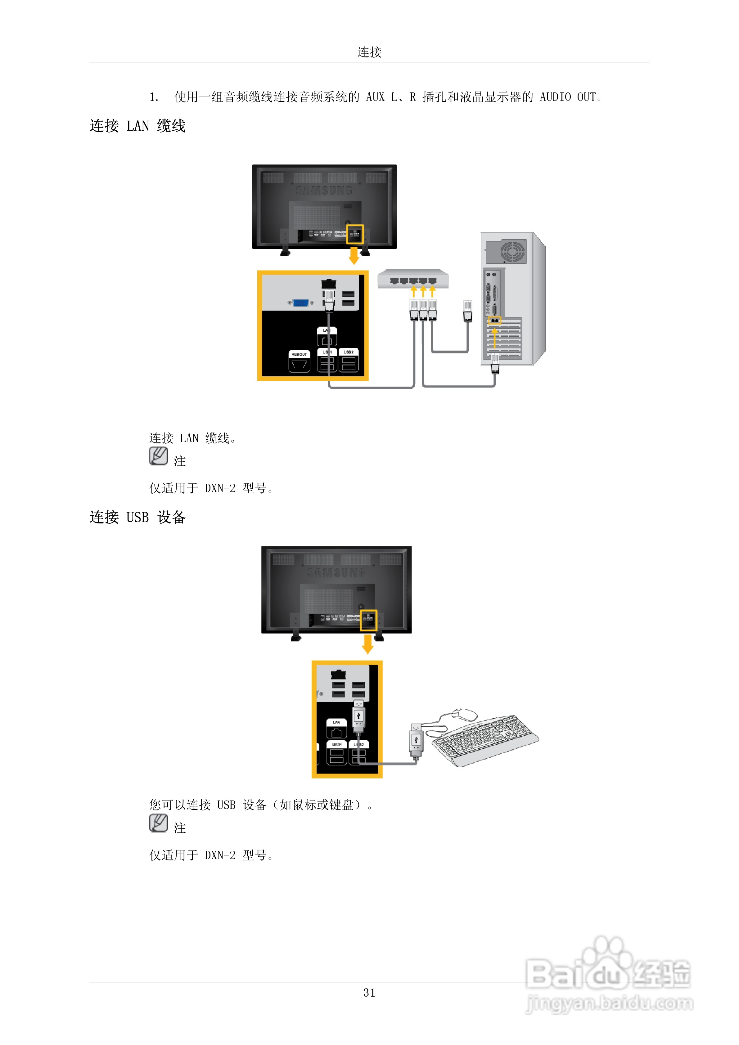 三星700DXN-2液晶显示器使用说明书:[4]