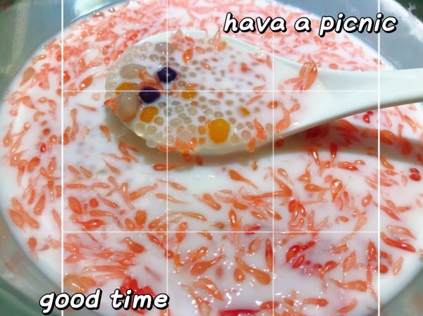 椰奶芋圆西米露