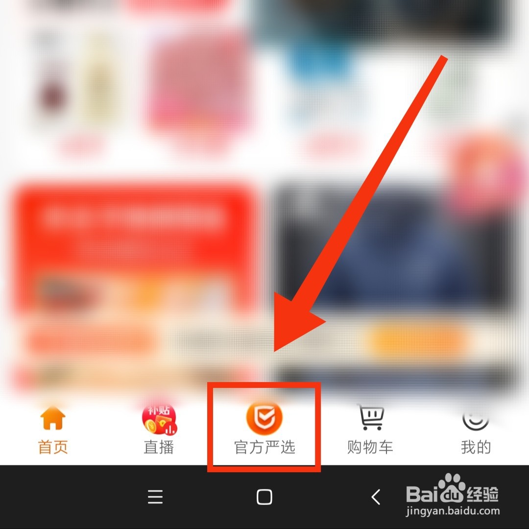 微信的购物官方严选在哪打开