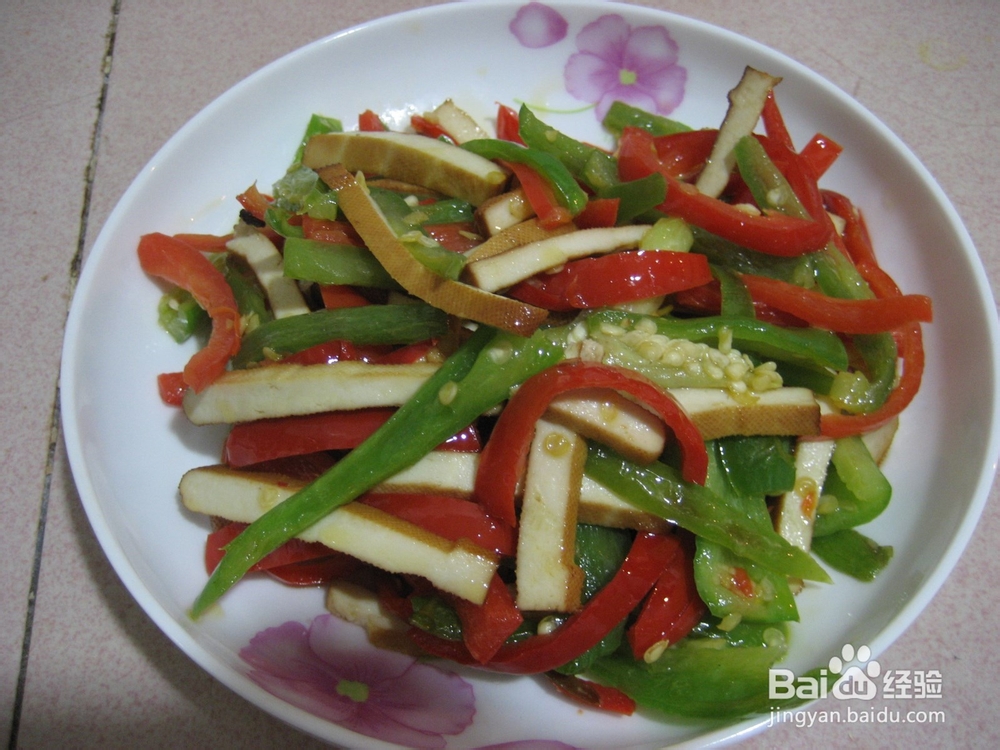 美味双椒香豆干