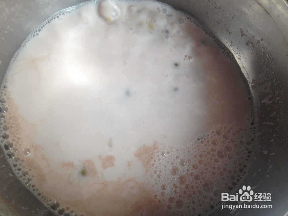 夏季冷饮之绿豆牛奶沙冰