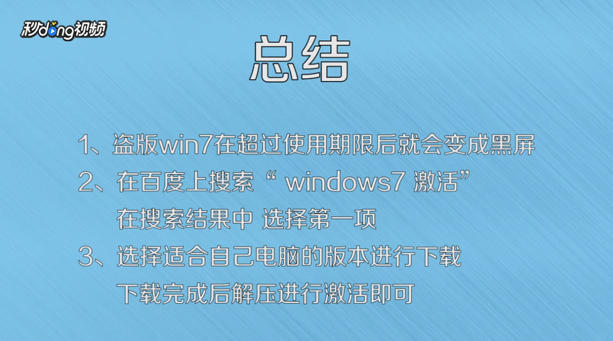 win7盗版黑屏解决办法