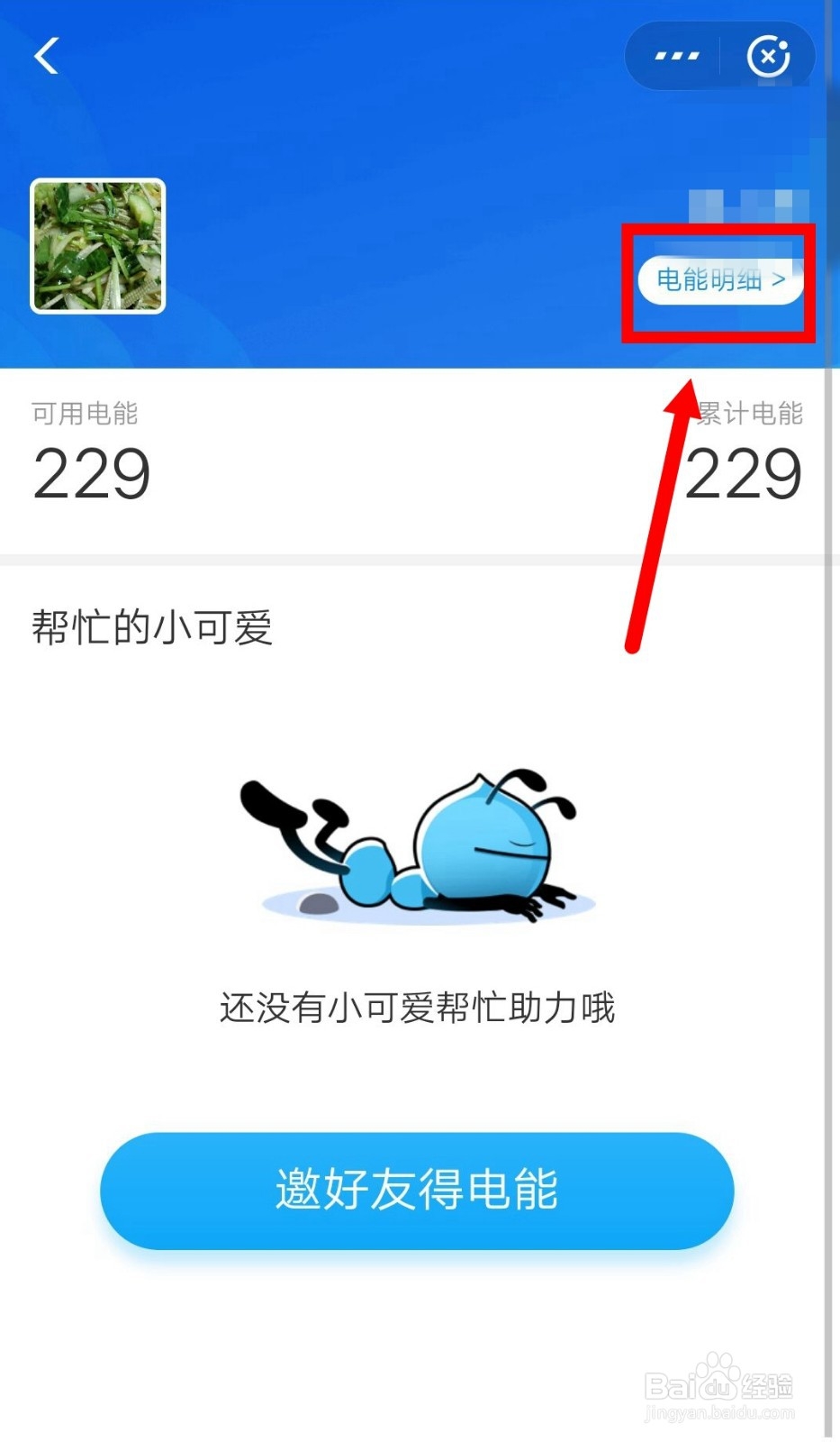 支付宝电能明细如何查看？