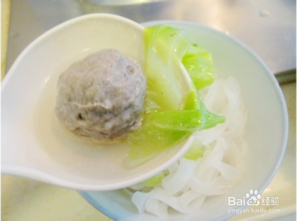 汕头牛筋丸汤河粉