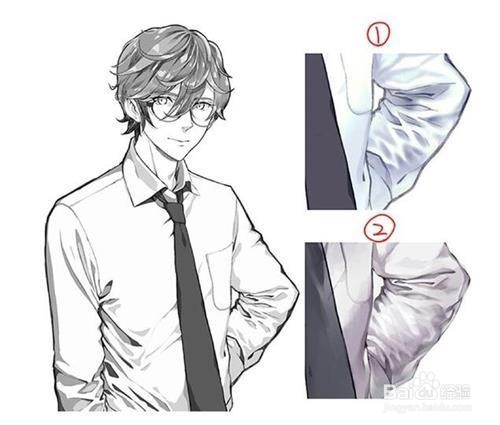 商务衬衫怎么画？