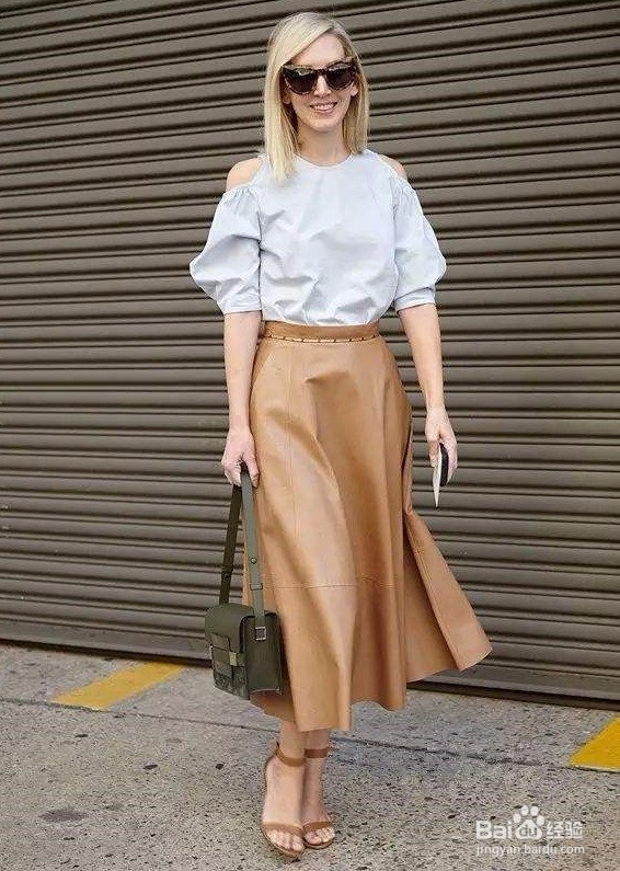 白衬衫配什么裙子好看