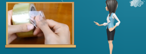 胶带怎么缠圆球