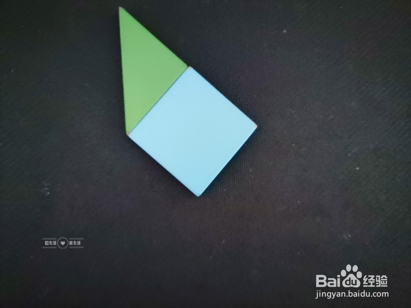 儿童益智七巧板 如何用七巧板拼一只猫(11)