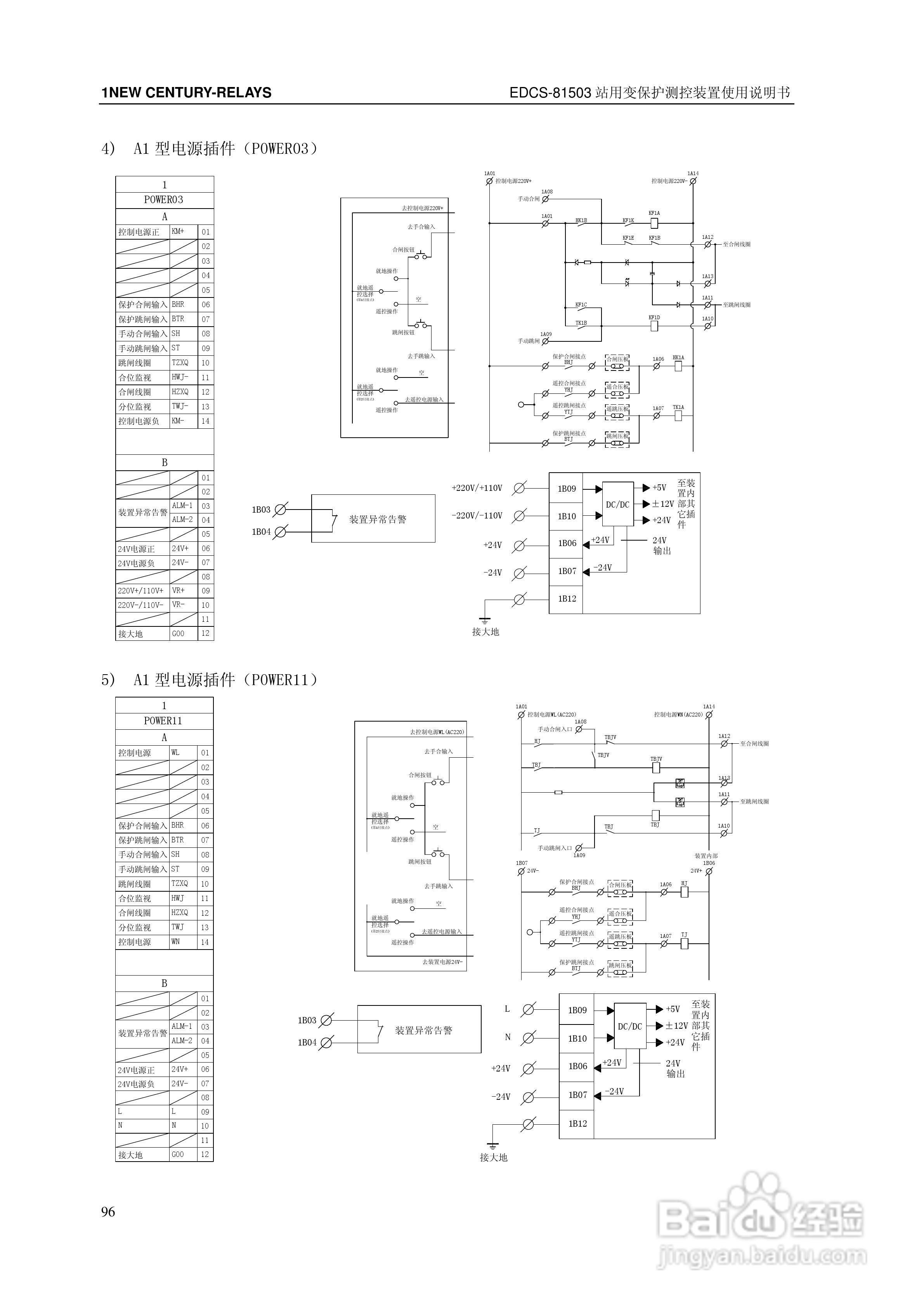 新世纪EDCS-81503站用变保护测控装置说明书:[11]