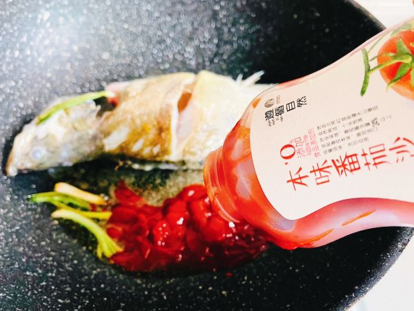 金龙鱼做沙司蒜片桂鱼