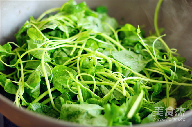 蒜香米苋的做法