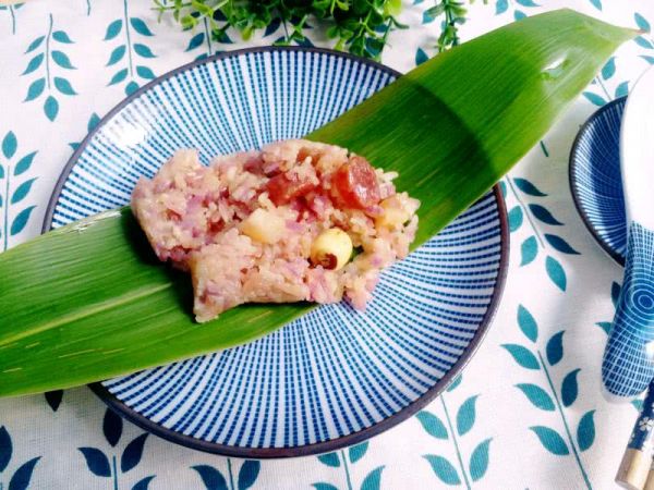 花米干贝小粽子