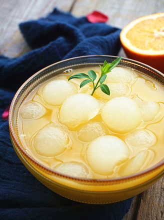 橙汁冬瓜球的做法