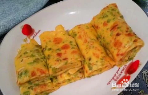 苦瓜鸡蛋饼的做法