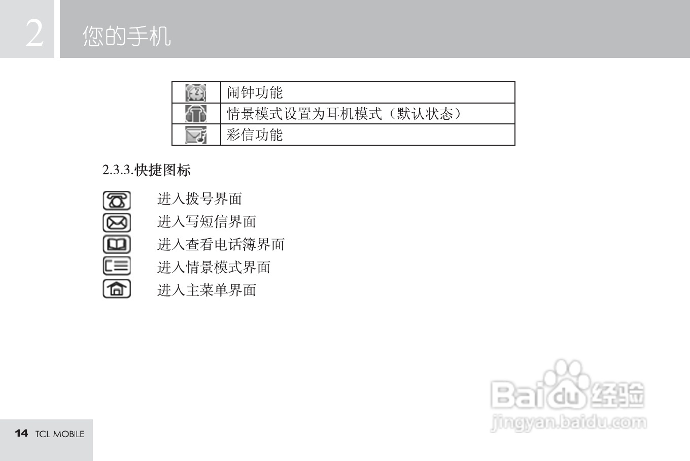 TCL M585手机使用说明书:[2]